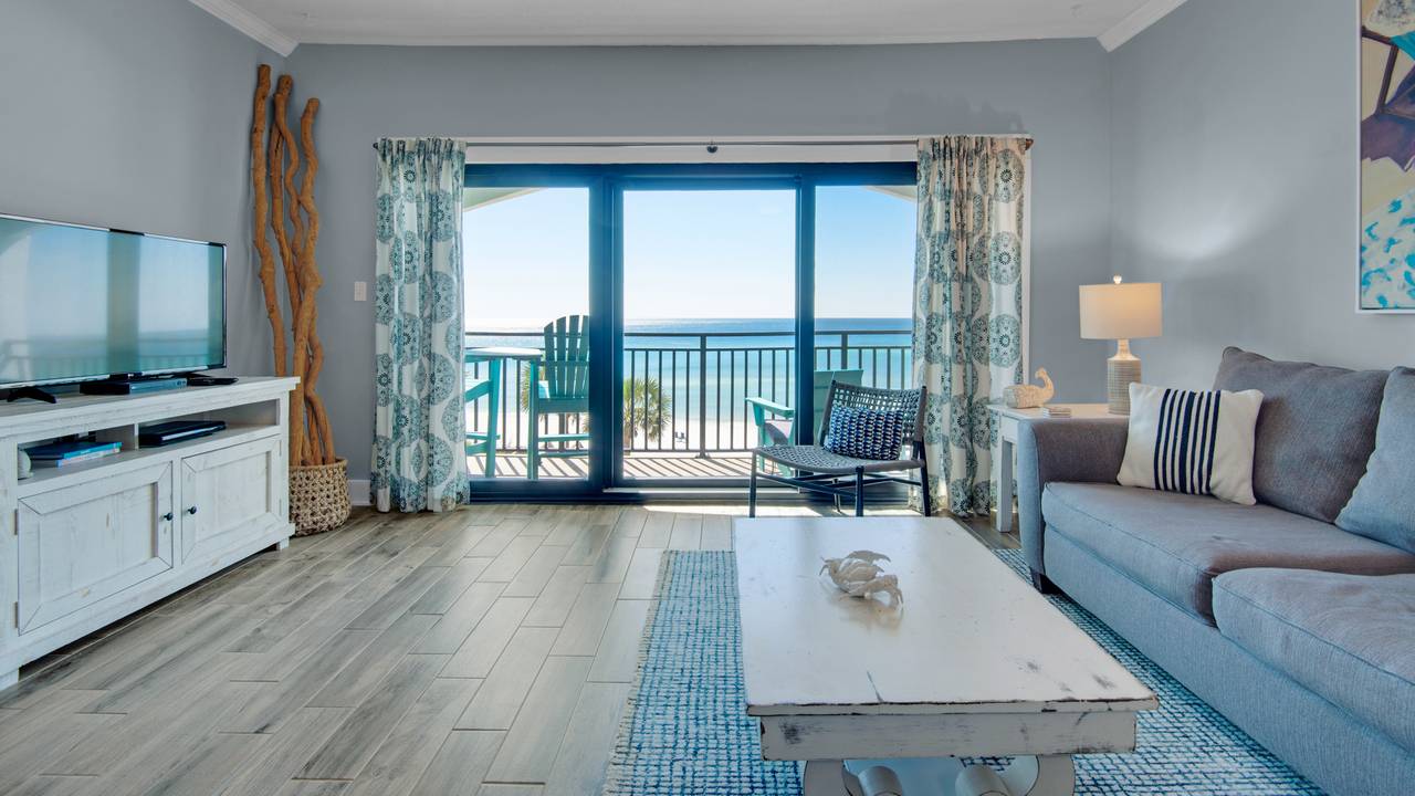 Palms A12 Living Area Gulf Views Palms A12 Living Area Gulf Views