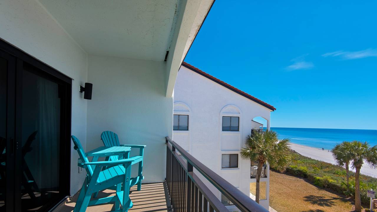 Palms A12 Gulf Front Balcony Palms A12 Gulf Front Balcony