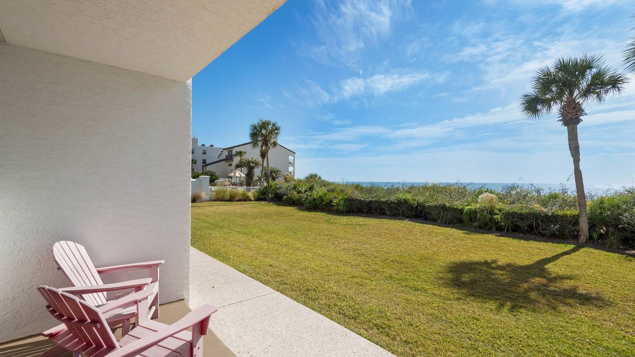 Palms C5 Patio and Gulf Views Palms C5 Patio and Gulf Views