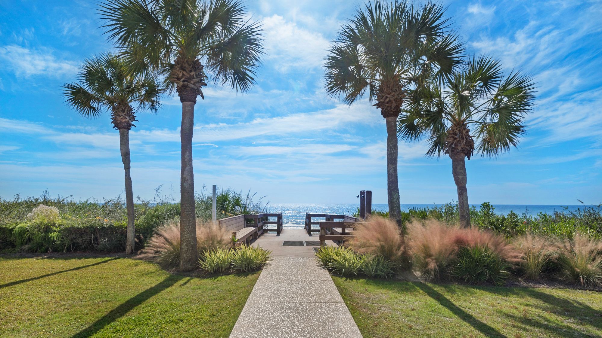 Palms C5 Patio and Gulf Views