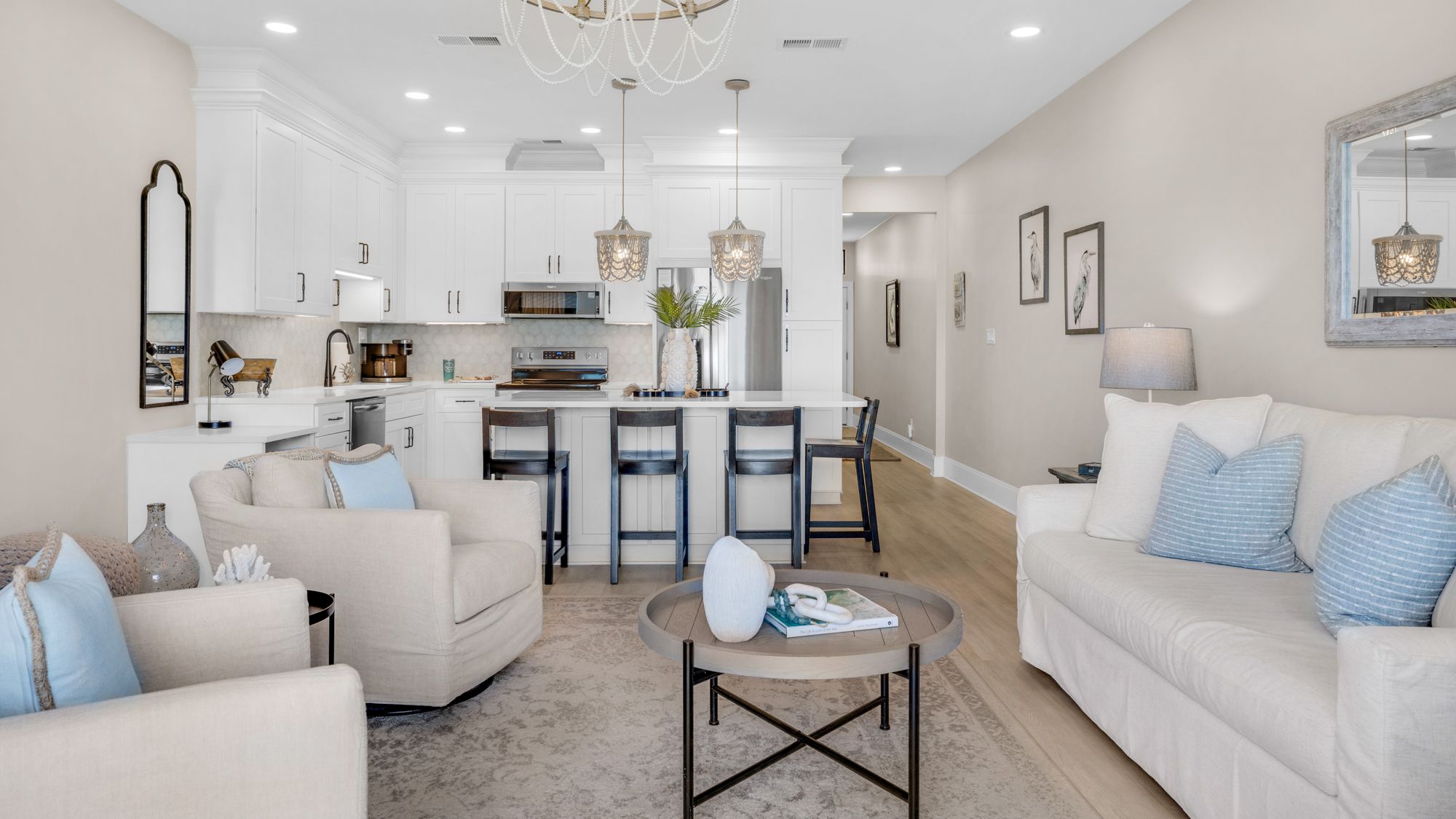 Palms C7 Living Area and Kitchen