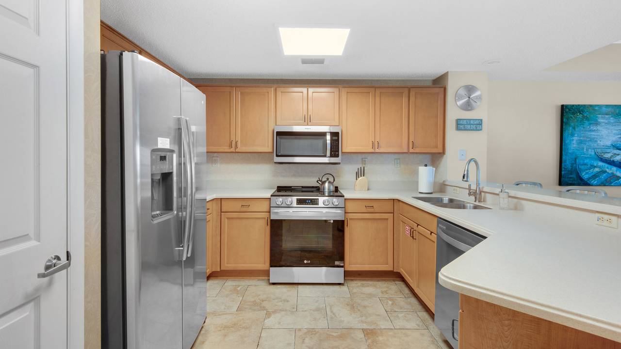 Sago Sands 402 Kitchen area Sago Sands 402 Kitchen area