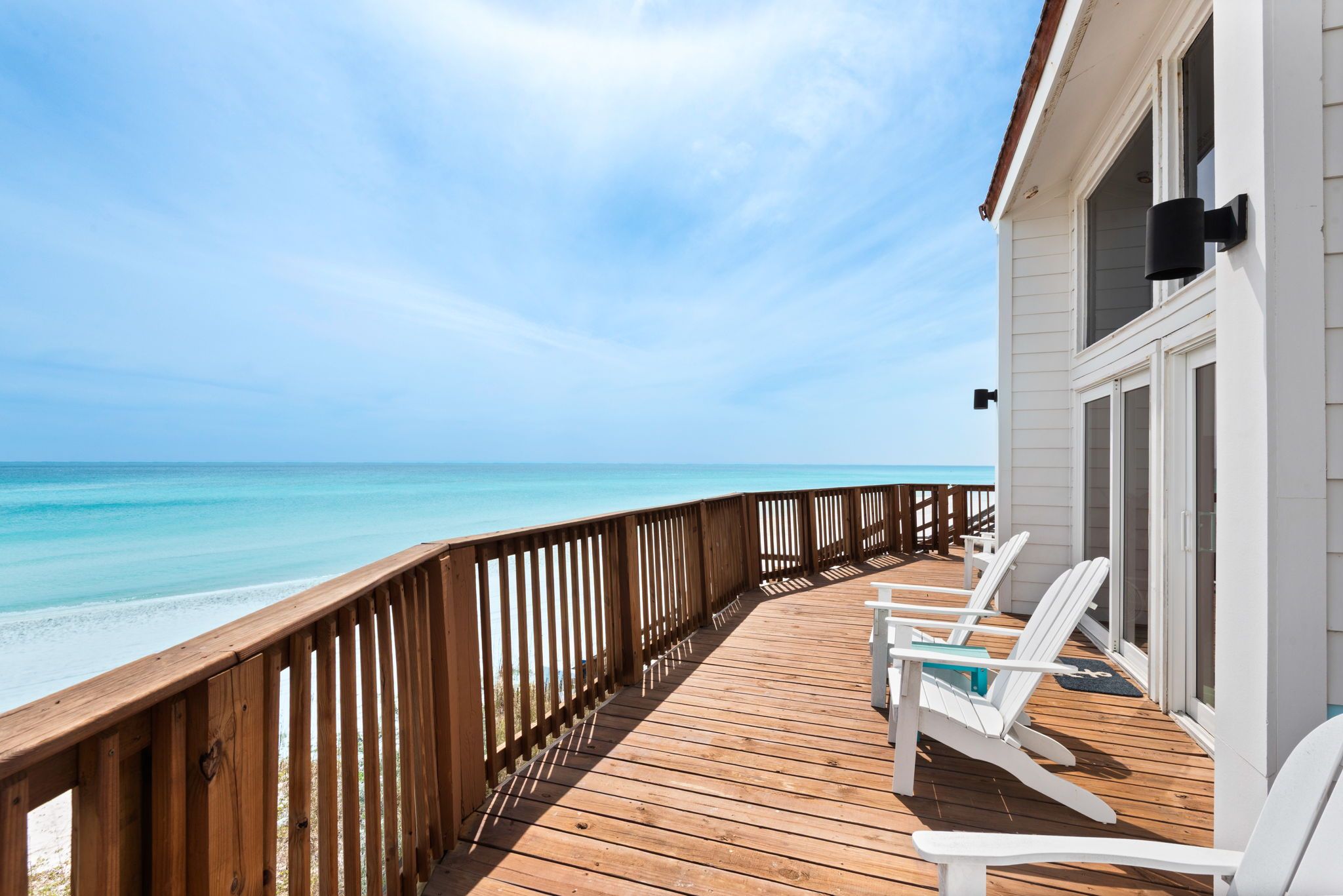 Sun n Surf - Deck area with Gulf views