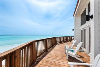 Sun n Surf - Deck area with Gulf views Sun n Surf - Deck area with Gulf views