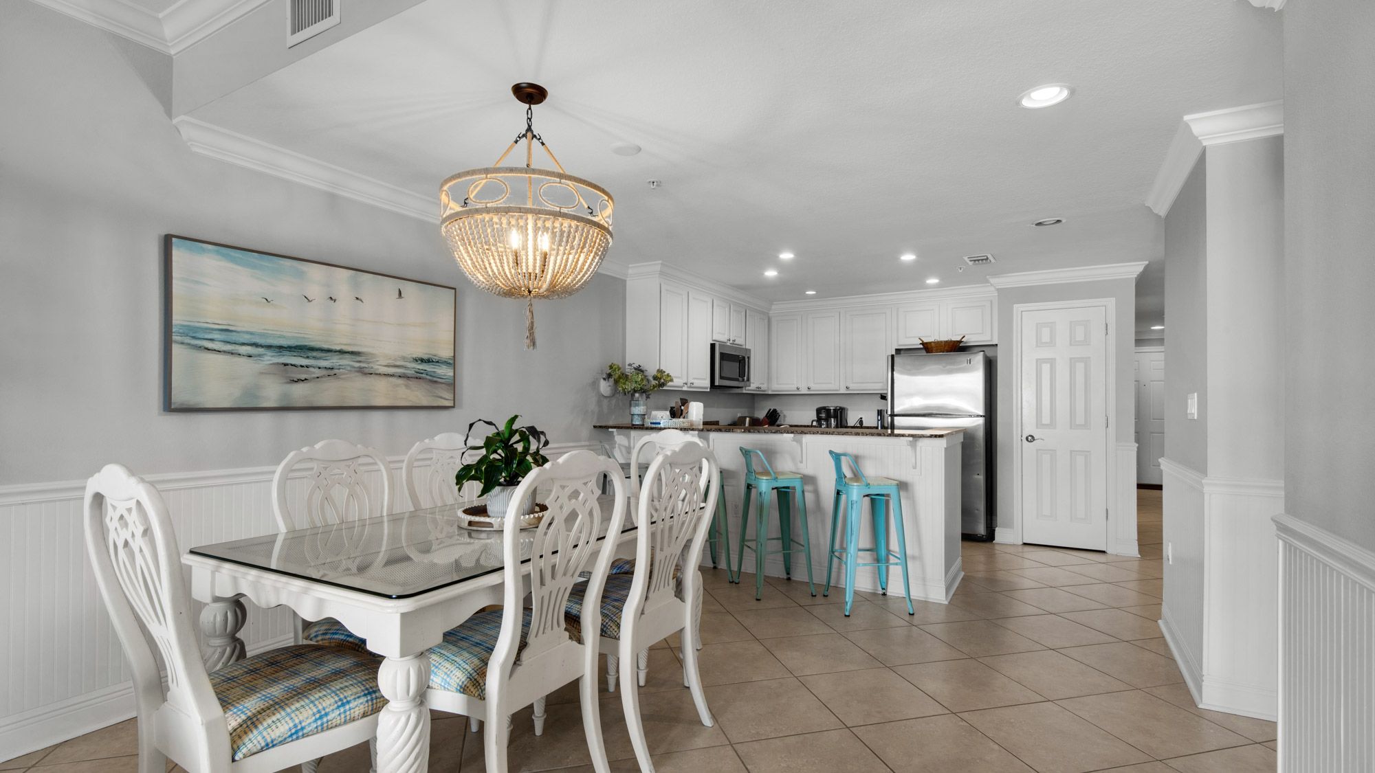 San Remo 208 Dining area into Kitchen