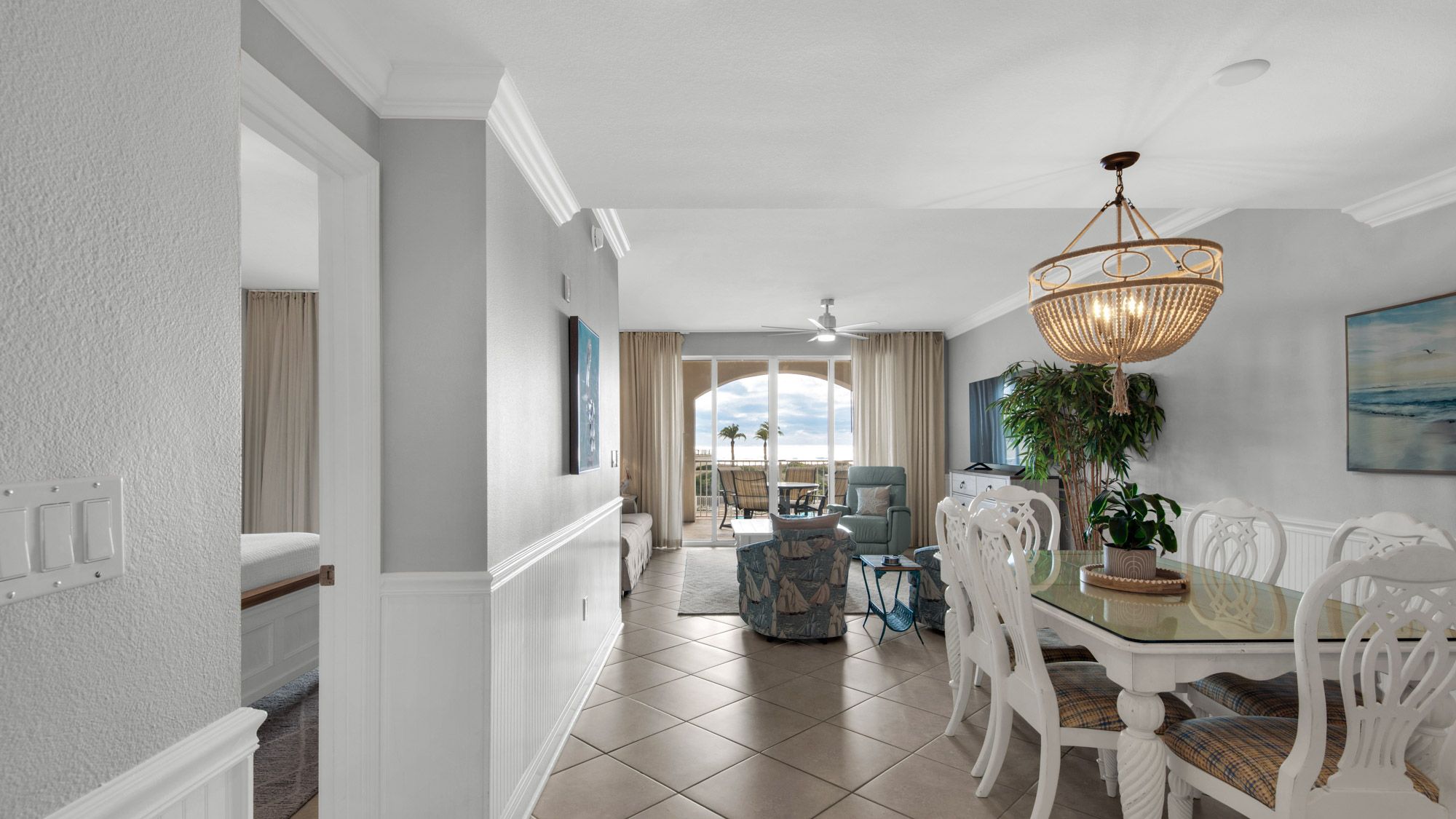 San Remo 208 Dining area into Living area