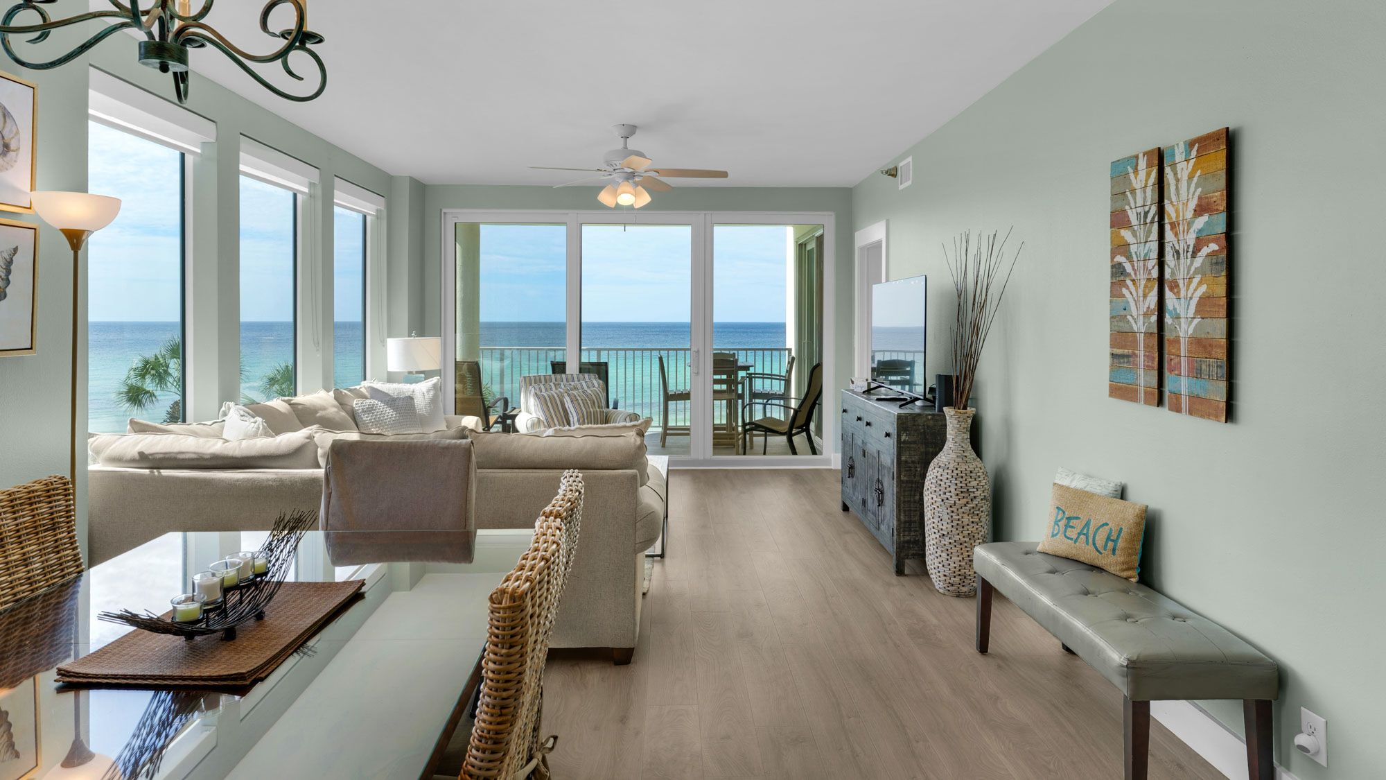 Tranquility 310 - Living area w/ Gulf views