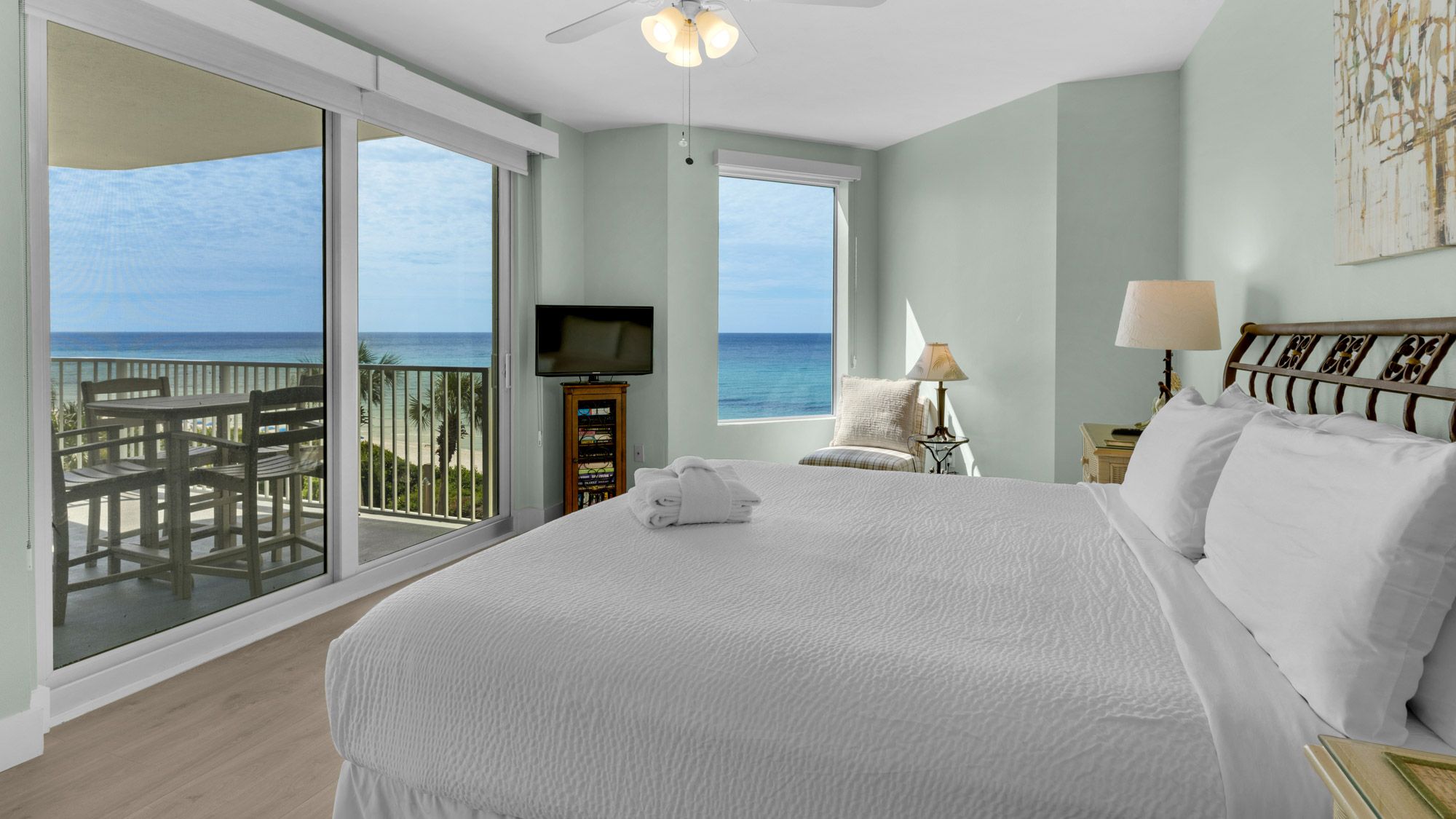 Tranquility 310 - Bedroom w/ King bed & balcony access