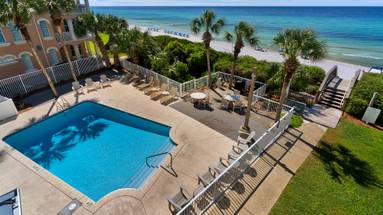 Tranquility 310 - Gulf & Pool views from the balcony Tranquility 310 - Gulf & Pool views from the balcony