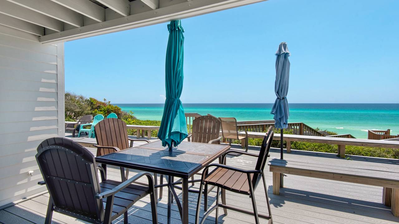 Blue Nine 3 Gulf Front Patio Blue Nine 3 Gulf Front Patio
