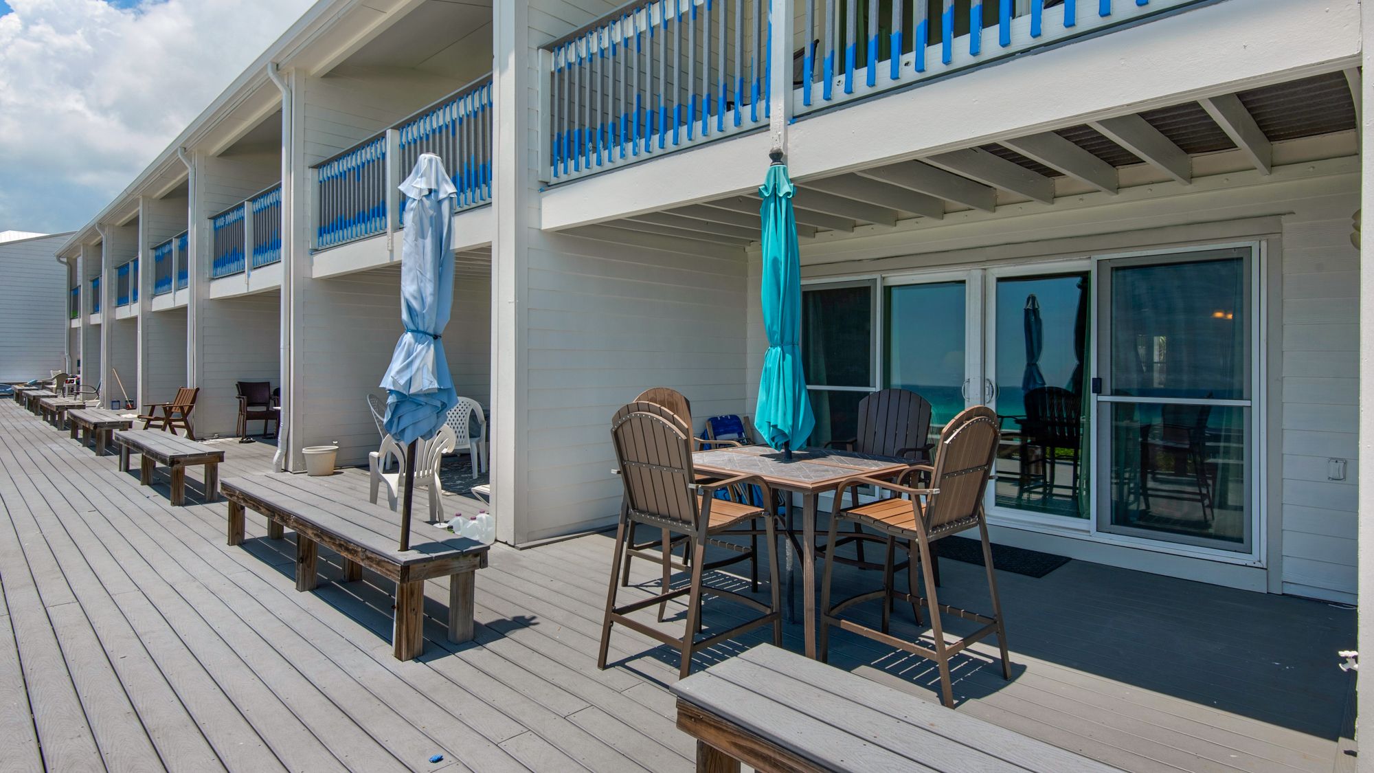 Blue Nine 3 Gulf Front Patio