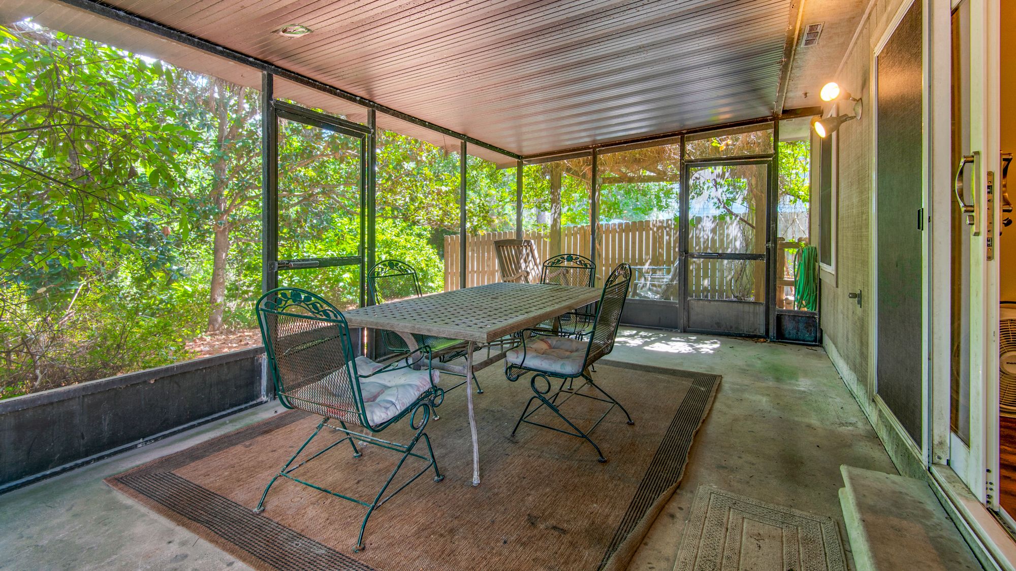 Reel Relaxing Covered Patio