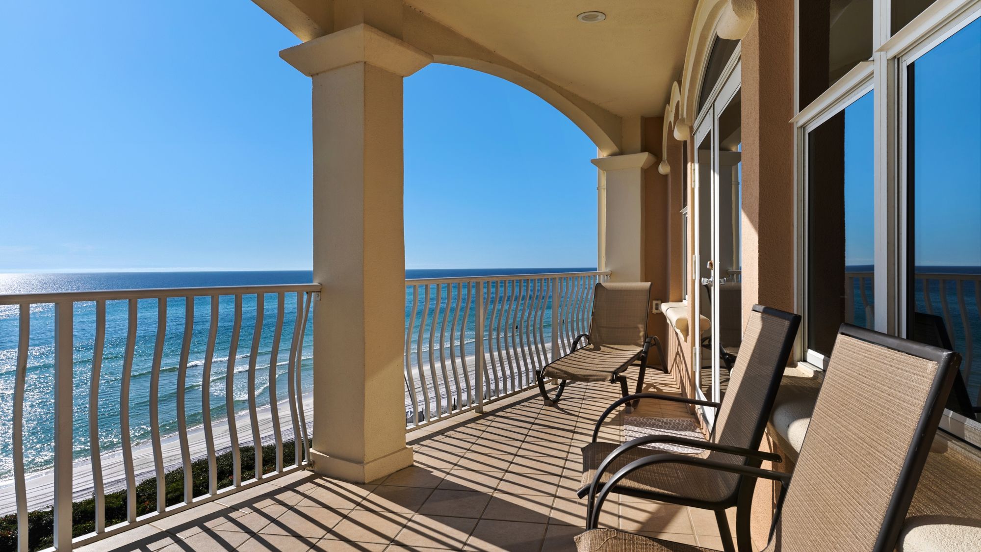 Monterey B301 - Balcony with gulf views
