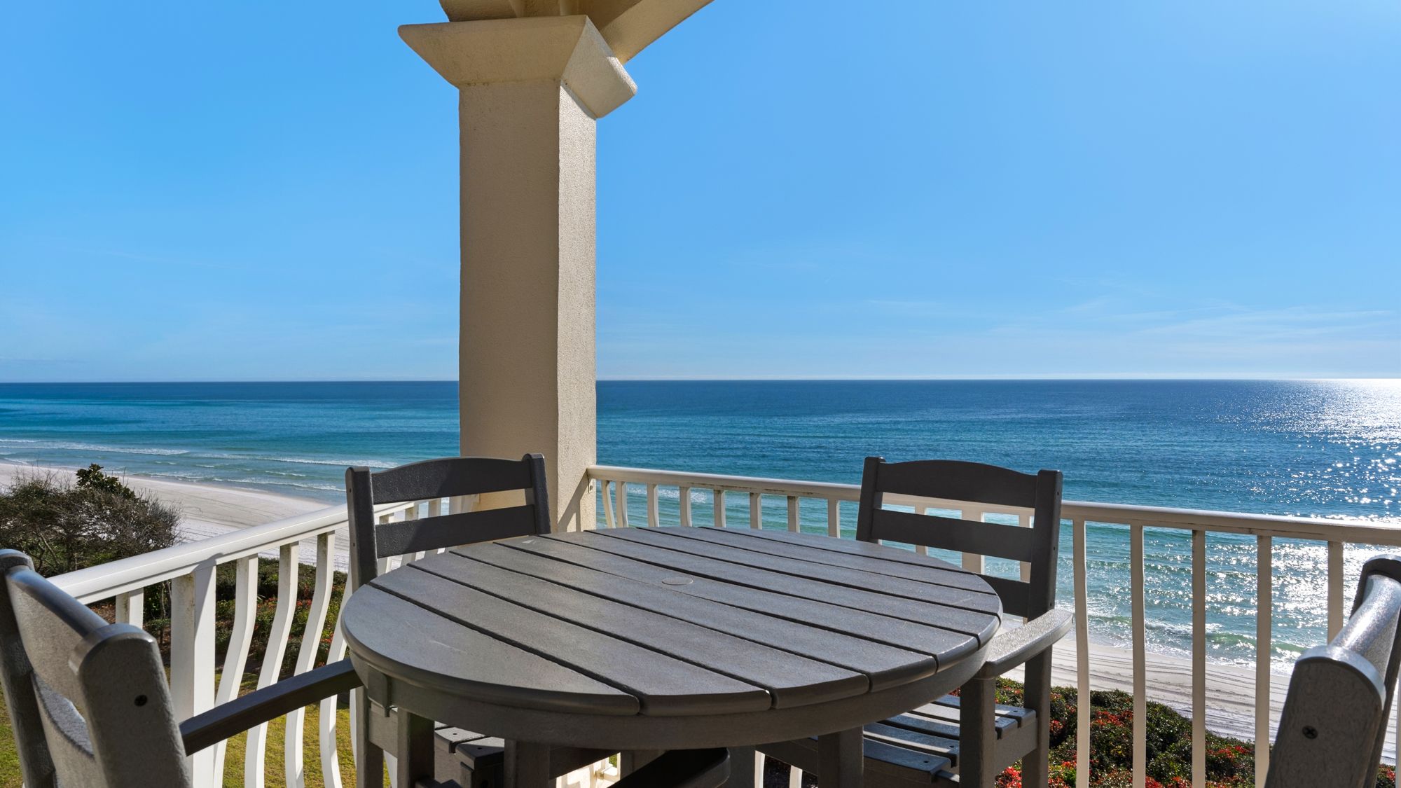 Monterey B301 - Balcony with gulf views