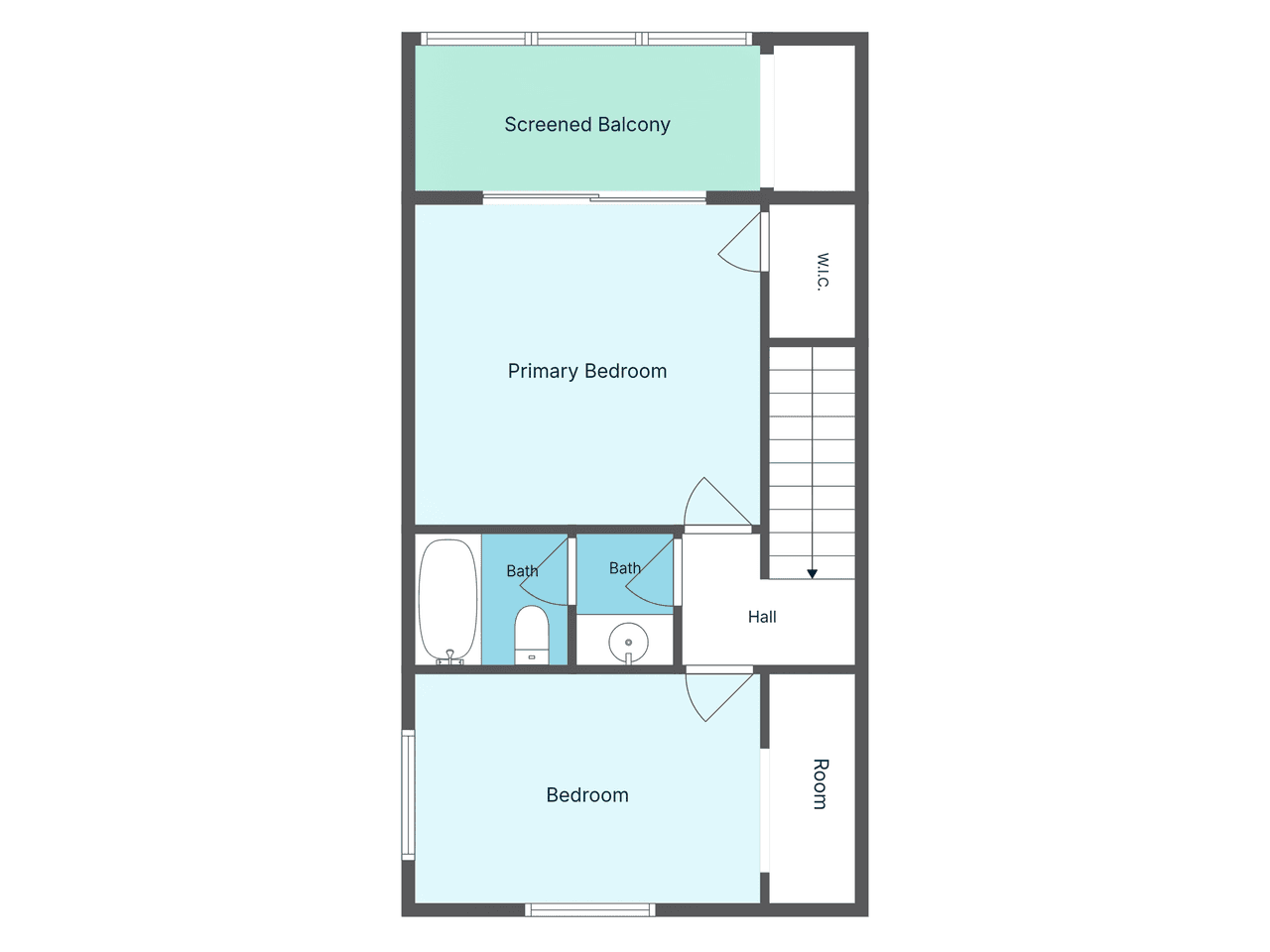 Cassine Gardens 219 - 2nd Floor Plan Cassine Gardens 219 - 2nd Floor Plan
