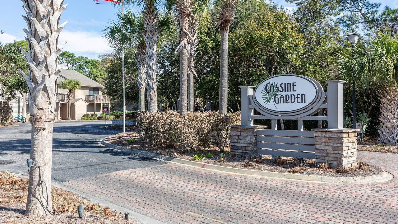 Cassine Garden Sign Cassine Garden Sign