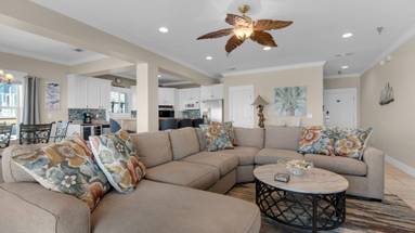 Seaview I Unit 200 Living Area and Kitchen Seaview I Unit 200 Living Area and Kitchen