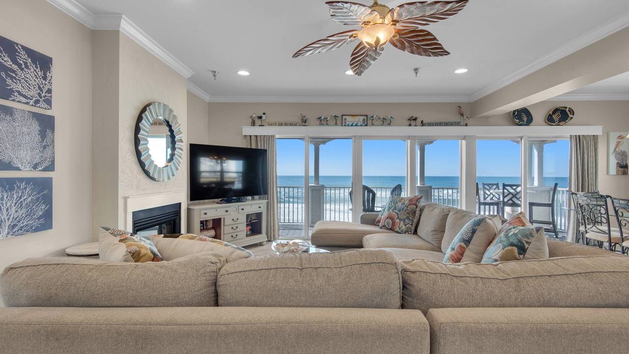 Seaview I Unit 200 Living Area with Ocean View Seaview I Unit 200 Living Area with Ocean View