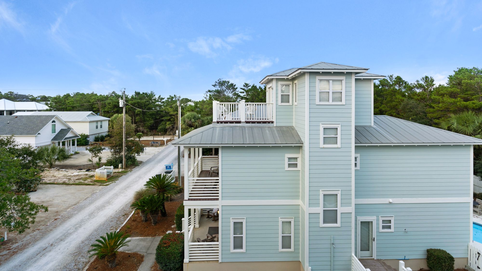 Our Seaside View from roof deck