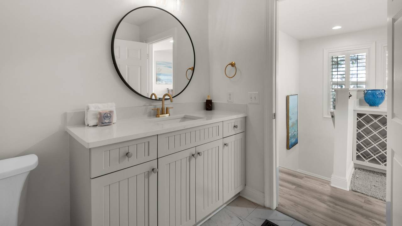 Our Blue Haven Bathroom Our Blue Haven Bathroom