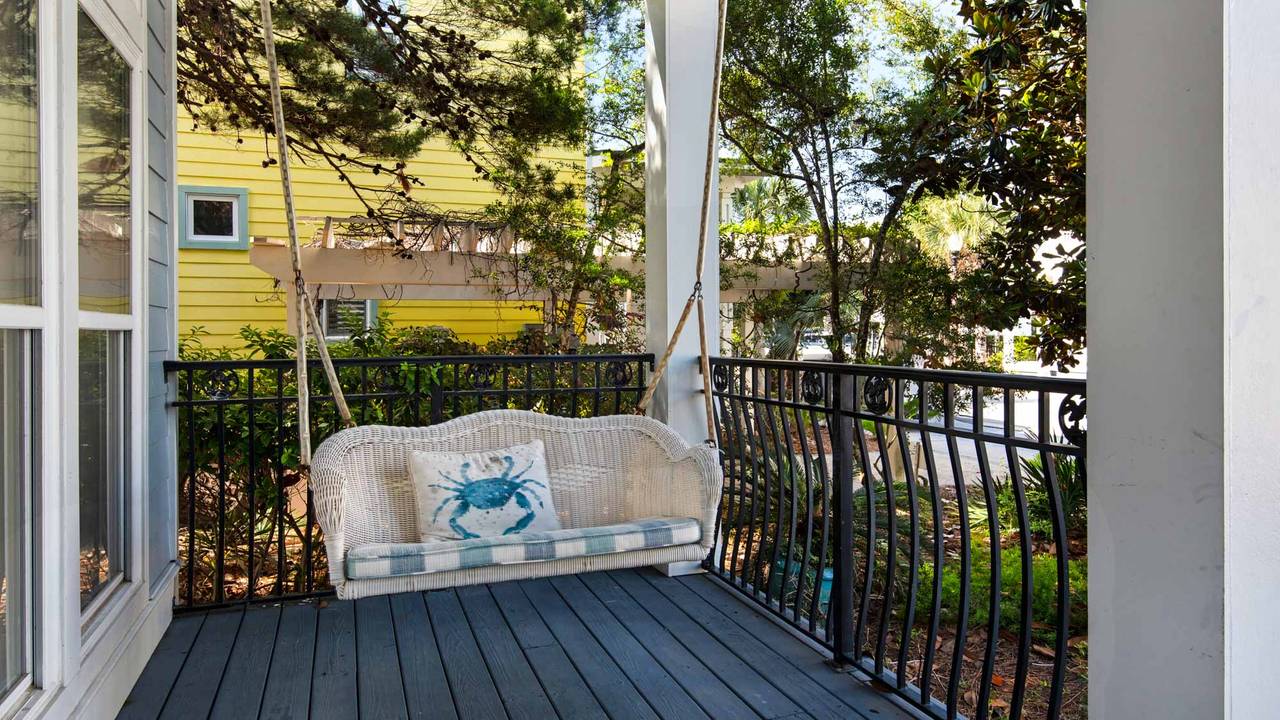 Our Blue Haven Porch Swing Our Blue Haven Porch Swing