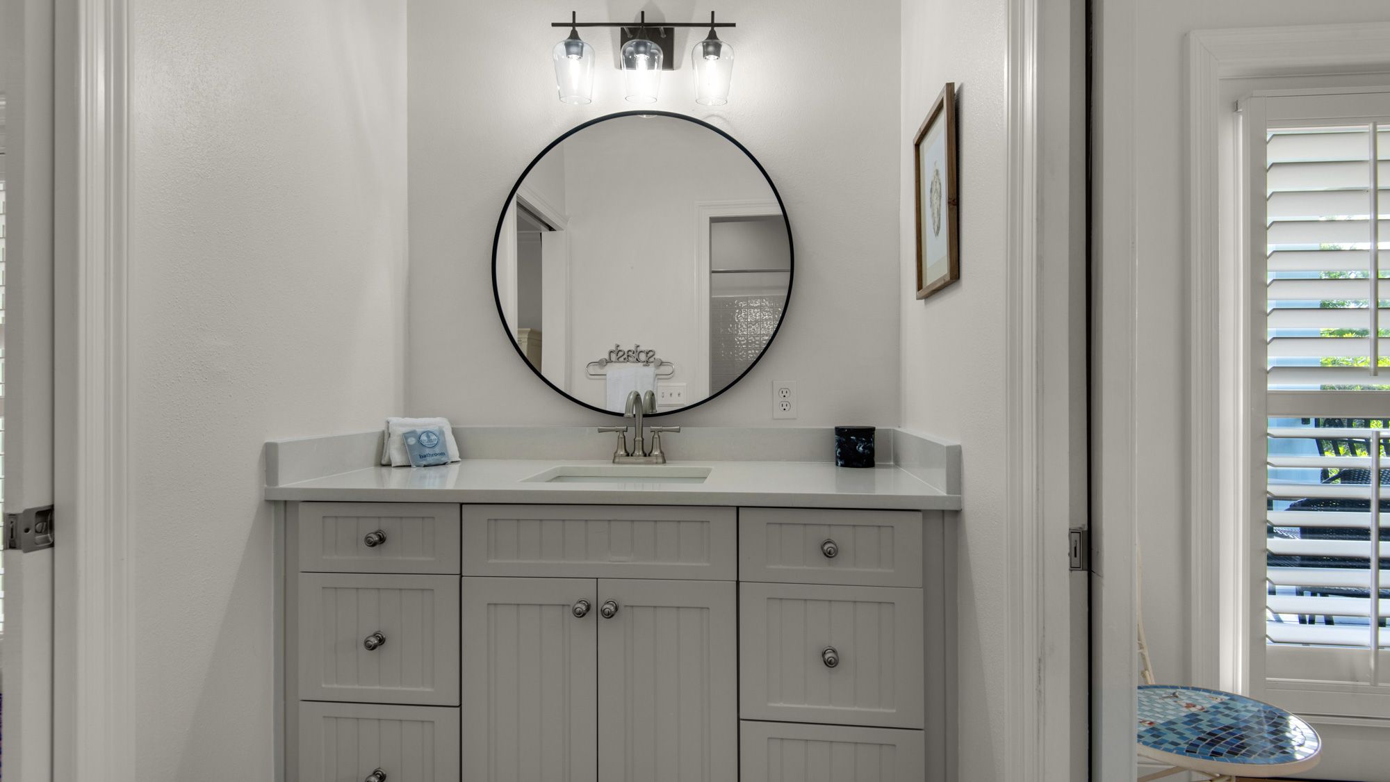 Our Blue Haven Bathroom