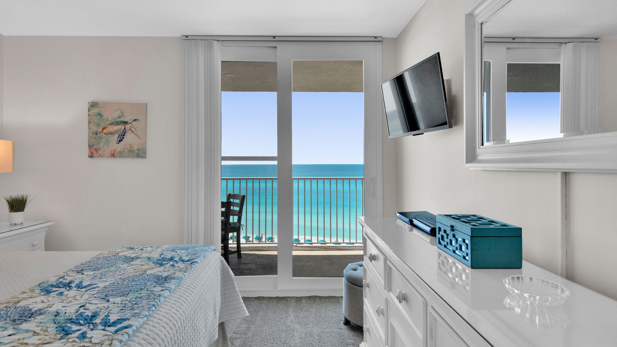 BeachCrest 505 Bedroom with Gulf View