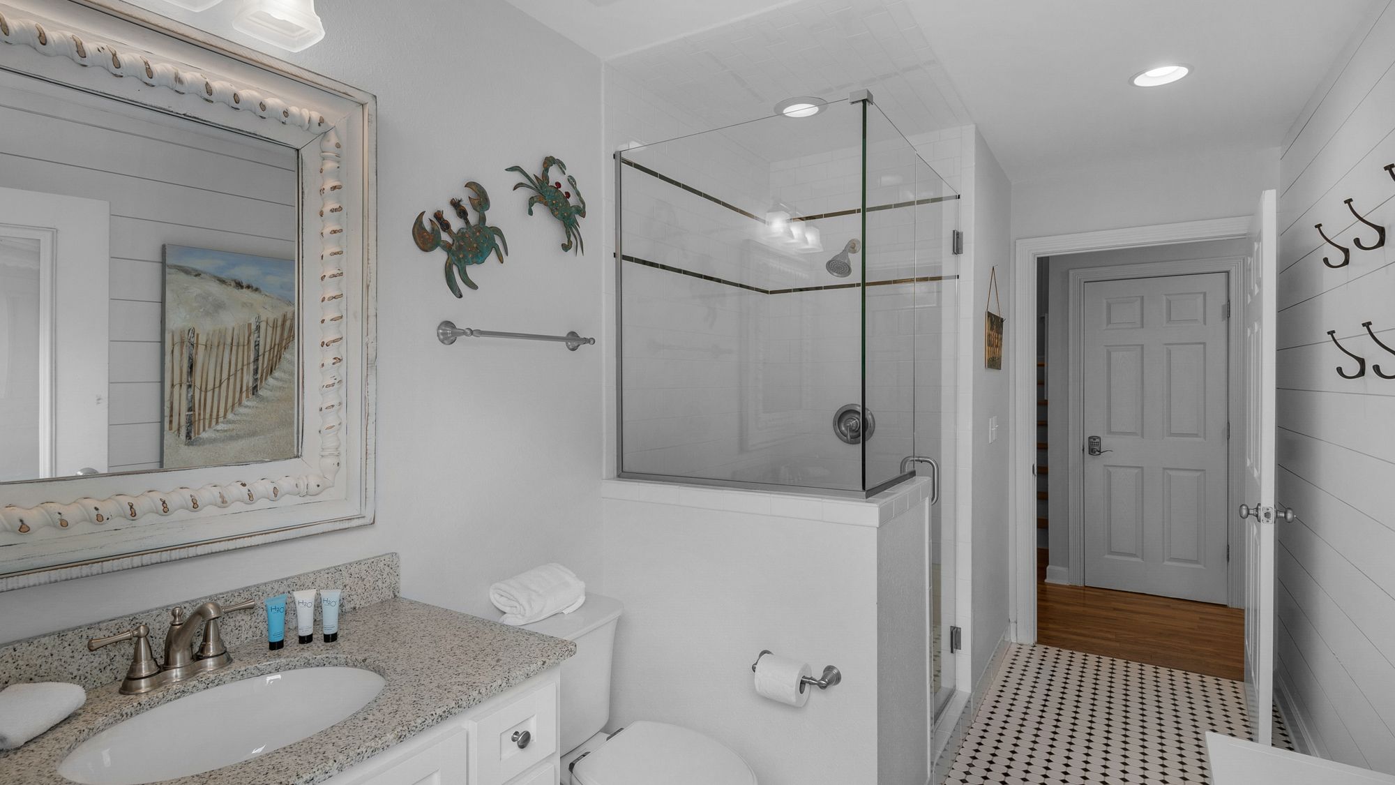 La Pointe Bathroom at Pool Access