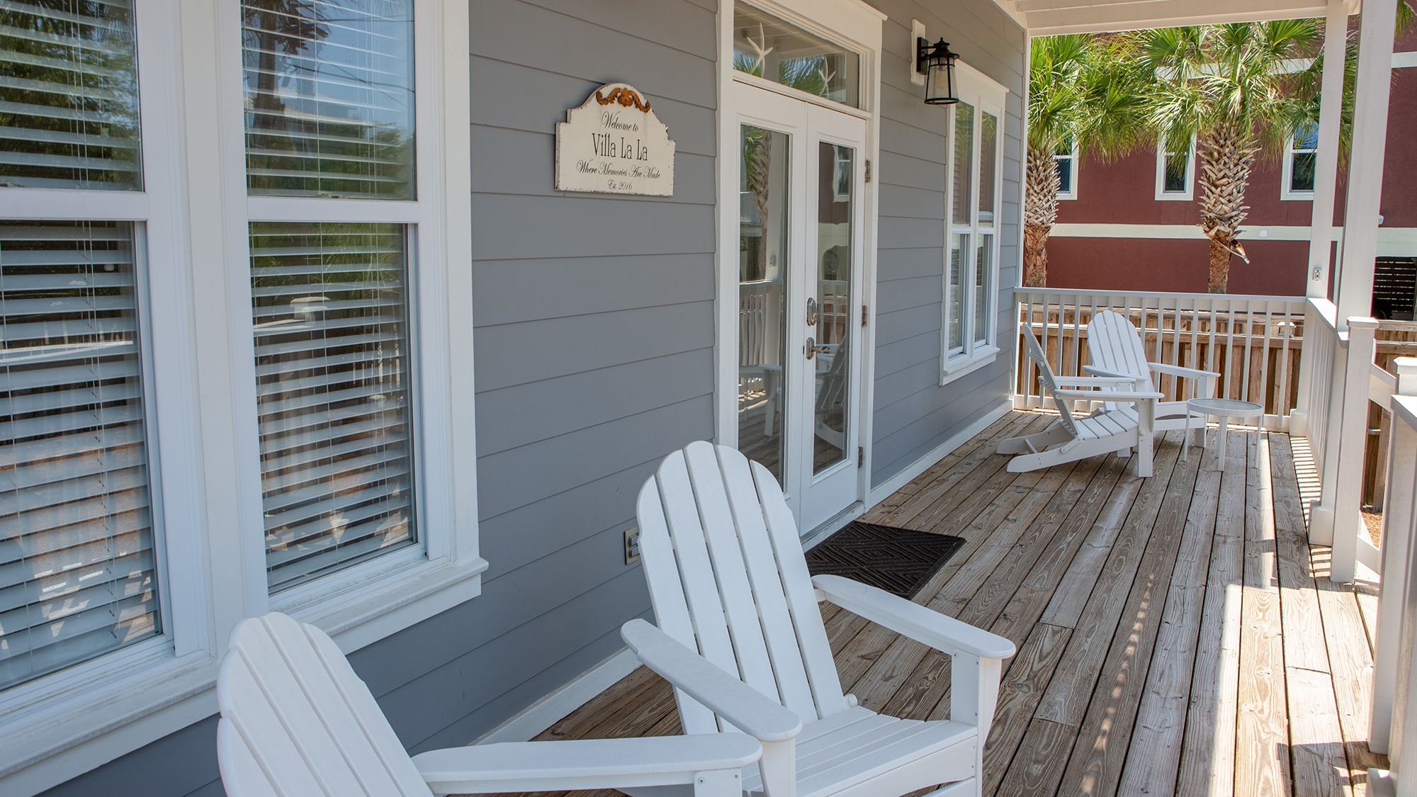 Villa La La Front Porch