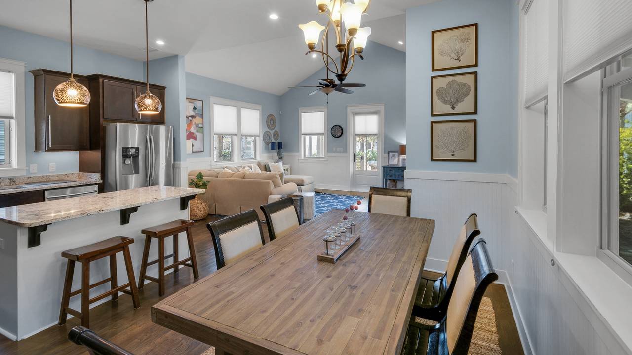 Green Flag Day: Kitchen and Dining Green Flag Day: Kitchen and Dining