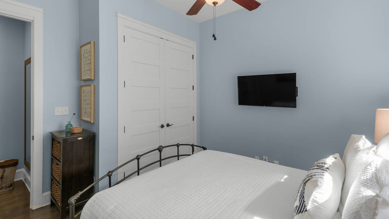 Green Flag Day: Queen Bedroom Green Flag Day: Queen Bedroom