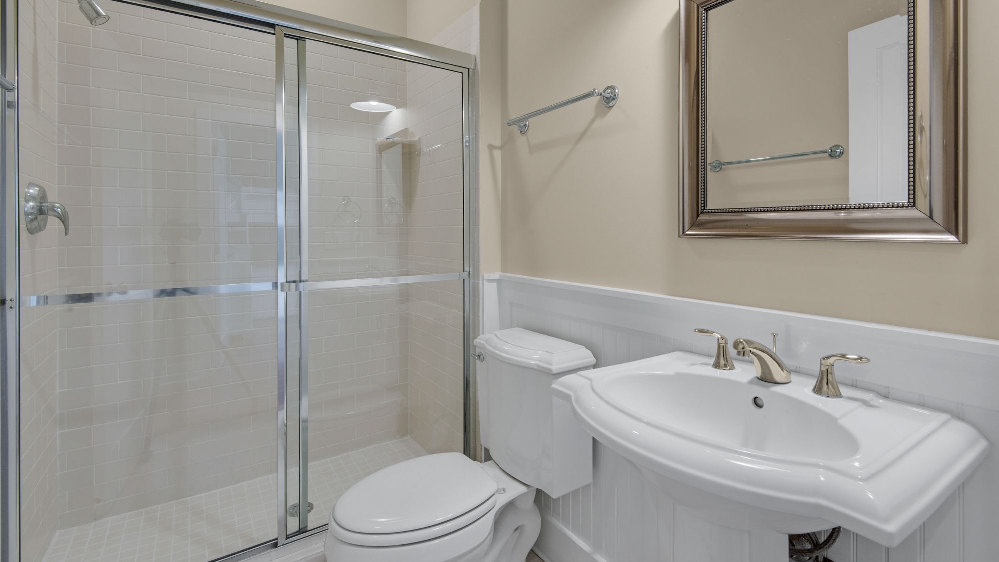 By The Wave Hallway Bathroom