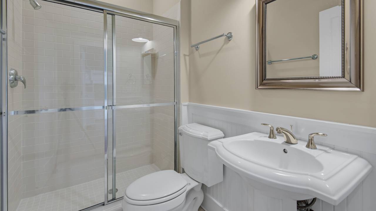 By The Wave Hallway Bathroom By The Wave Hallway Bathroom