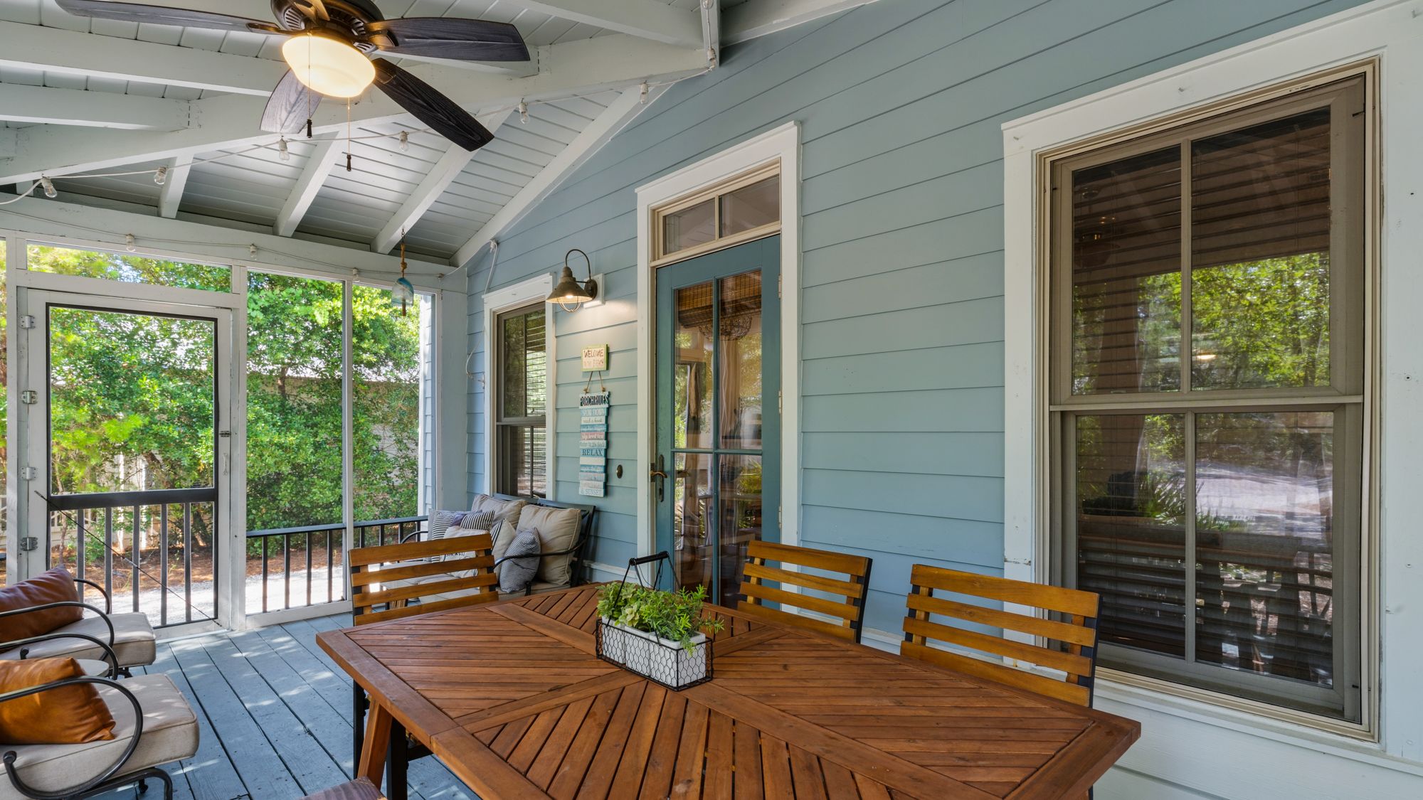 By The Wave Covered Balcony 