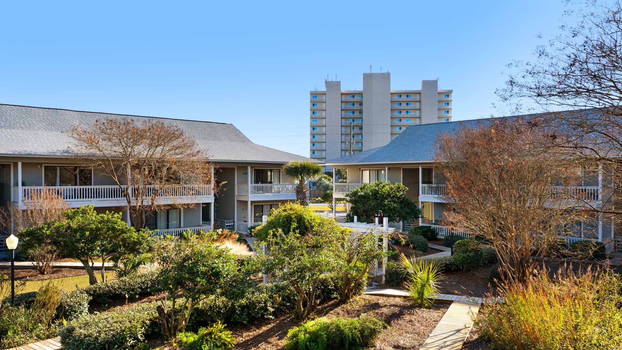 Beachwood Villas 1H - Balcony View