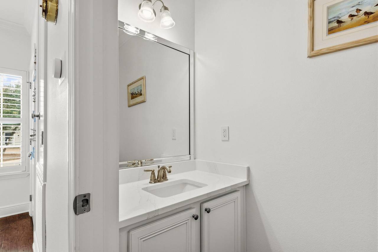 Blue Mar - Hallway Half bath Blue Mar - Hallway Half bath