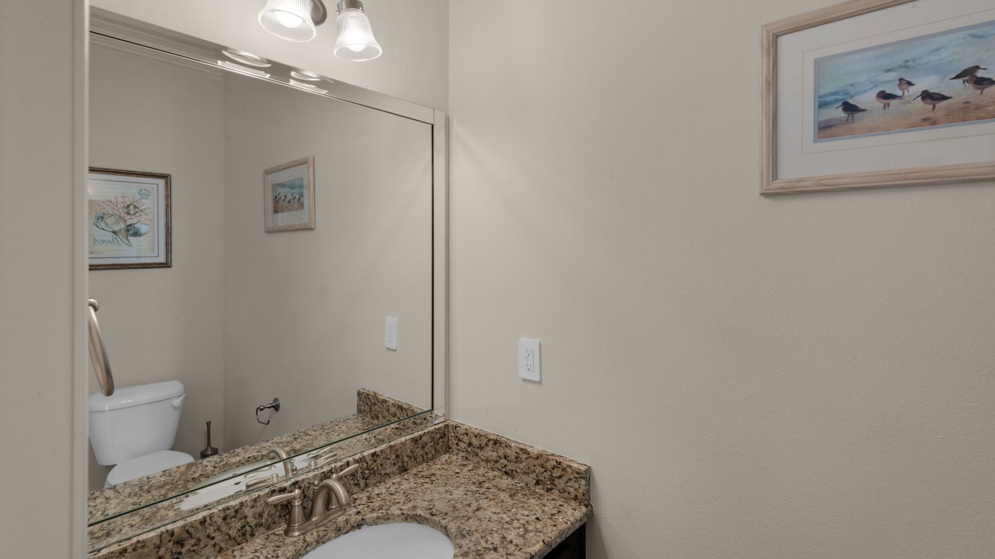 Blue Mar Back Half Bathroom