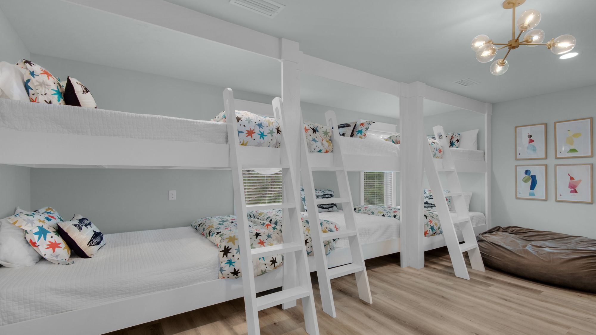 Resting Beach Face 3rd Floor Bunk Room and Arcade Room