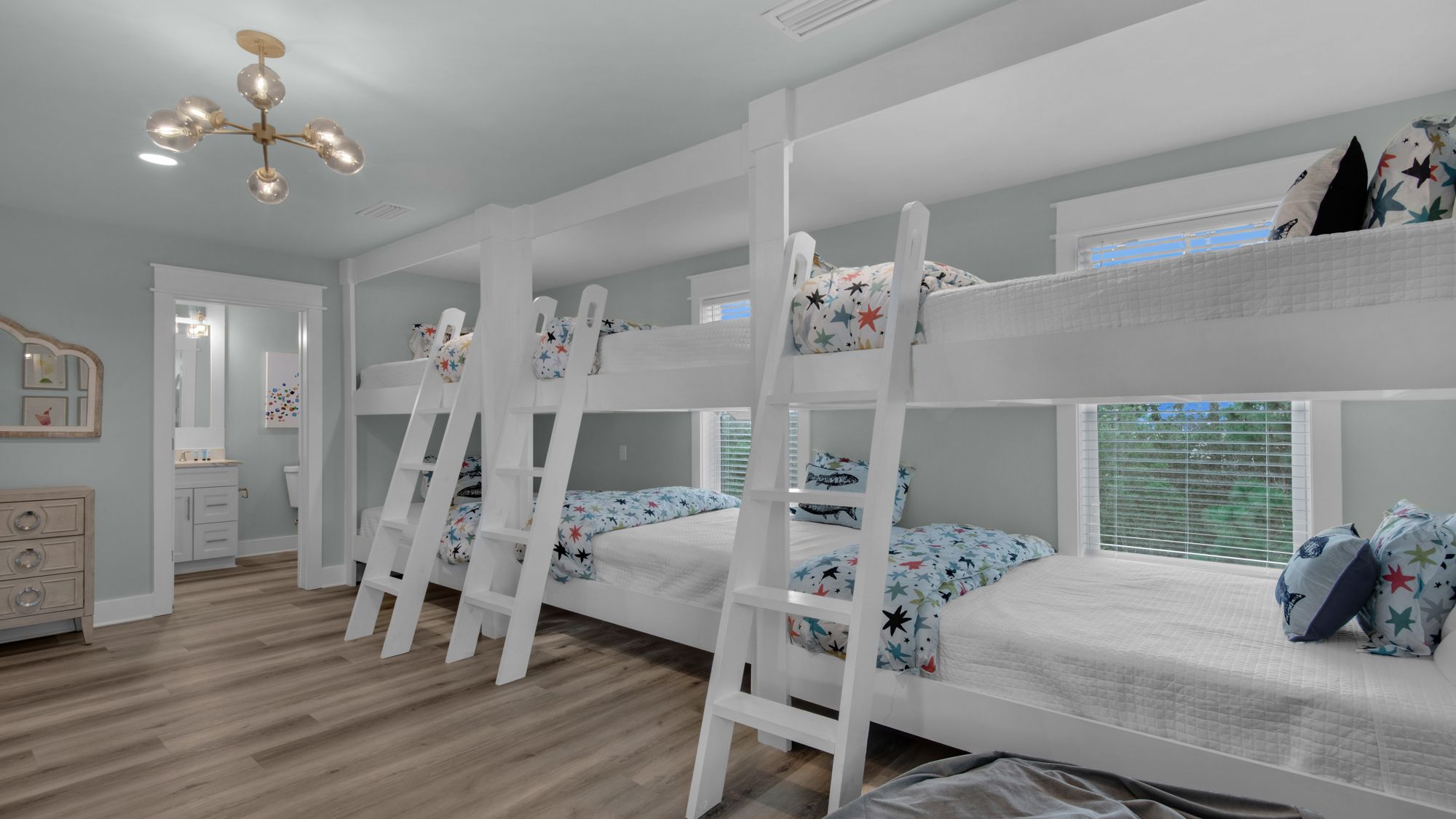 Resting Beach Face 3rd Floor Bunk Room and Arcade Room