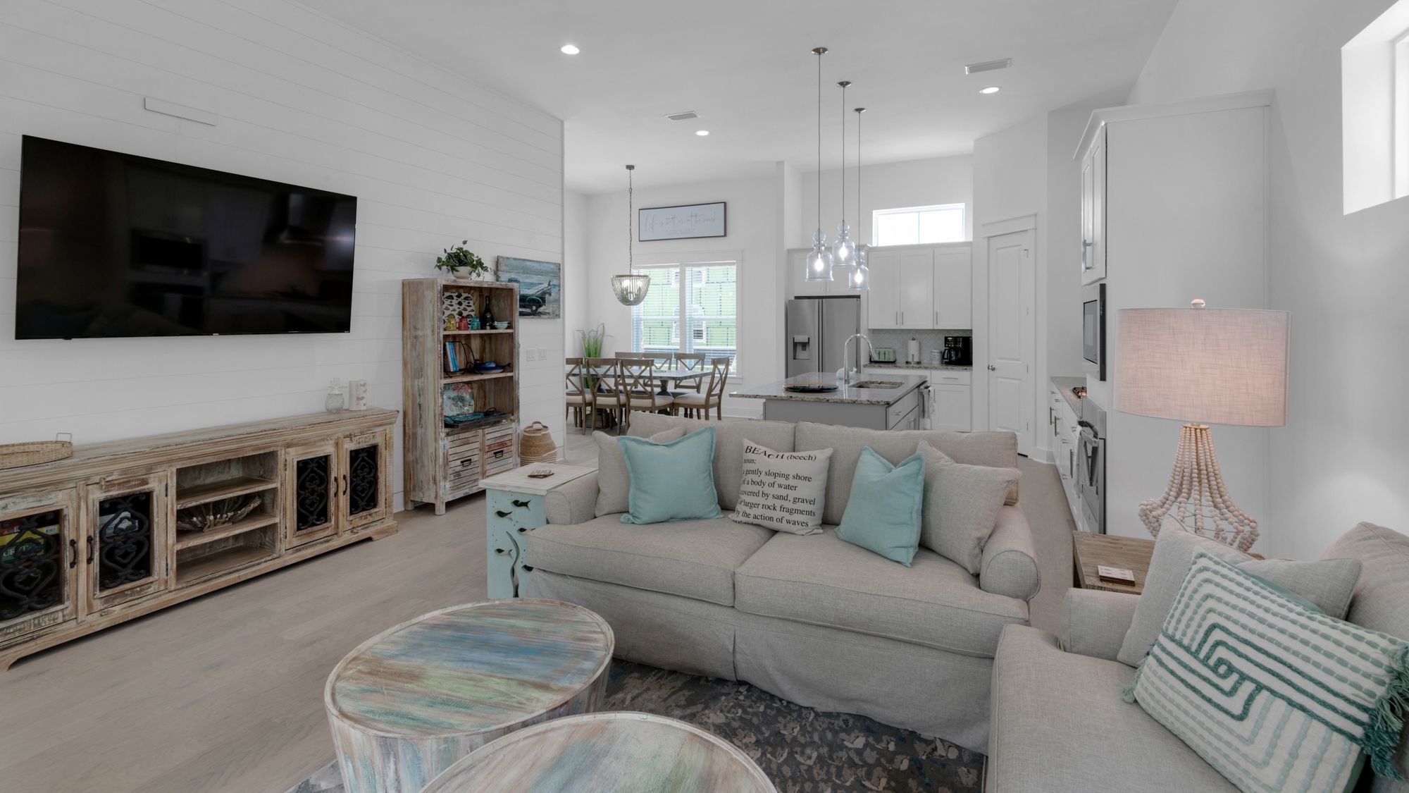 Boho Beach House 2nd Floor Main Living Area