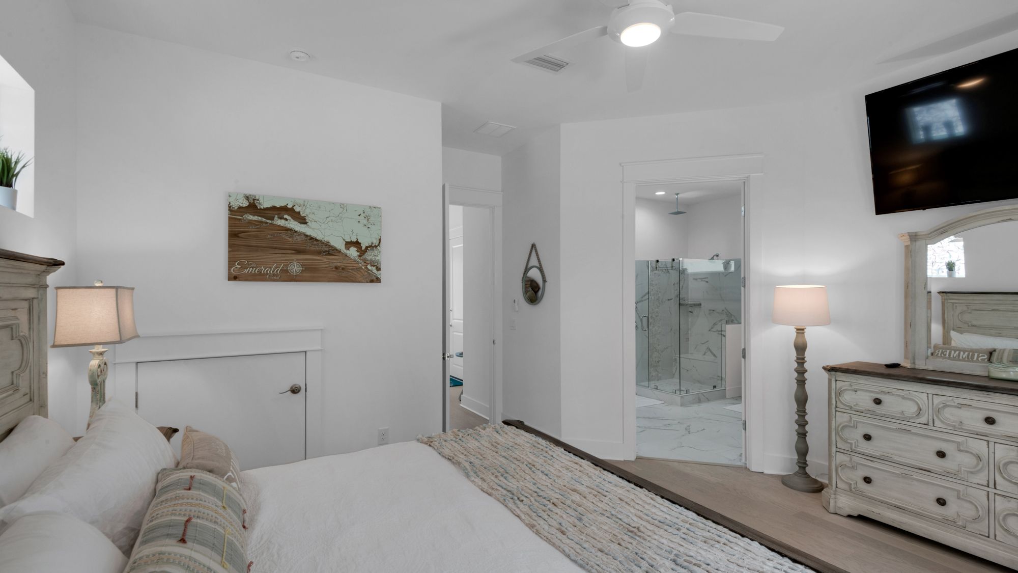 Boho Beach House 1st Floor King Bedroom