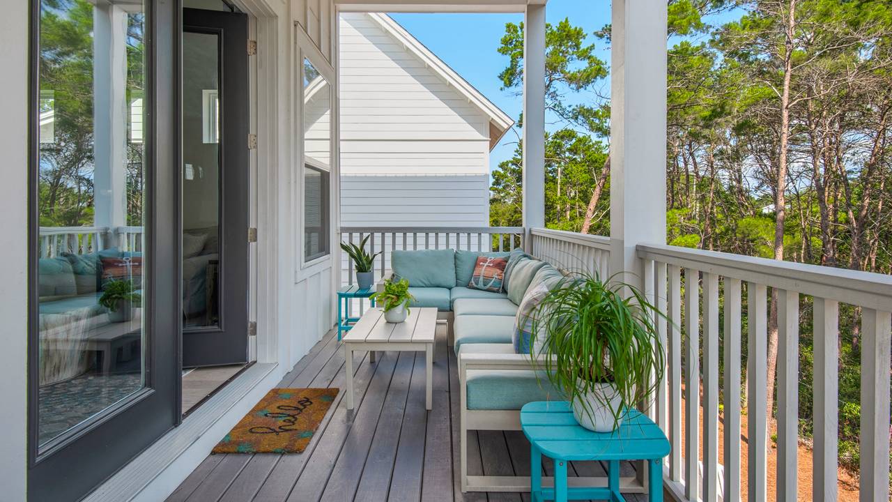 Boho Beach House Balcony Boho Beach House Balcony