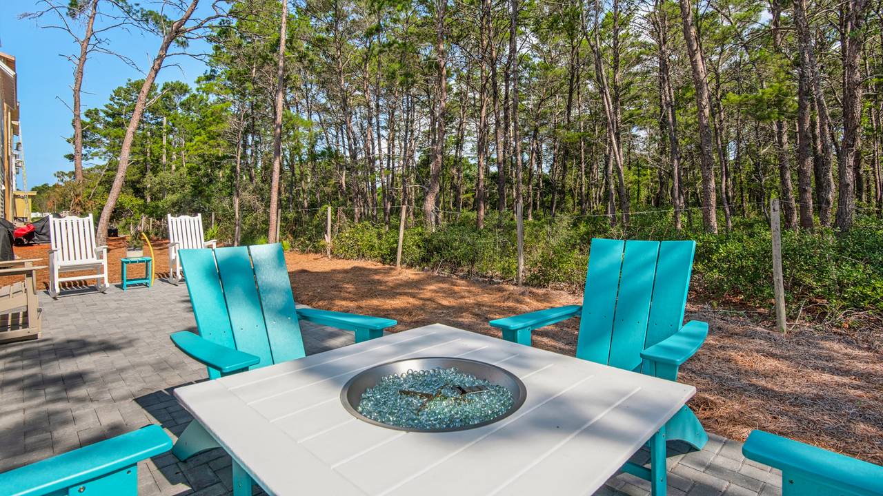 Boho Beach House Back Patio Boho Beach House Back Patio