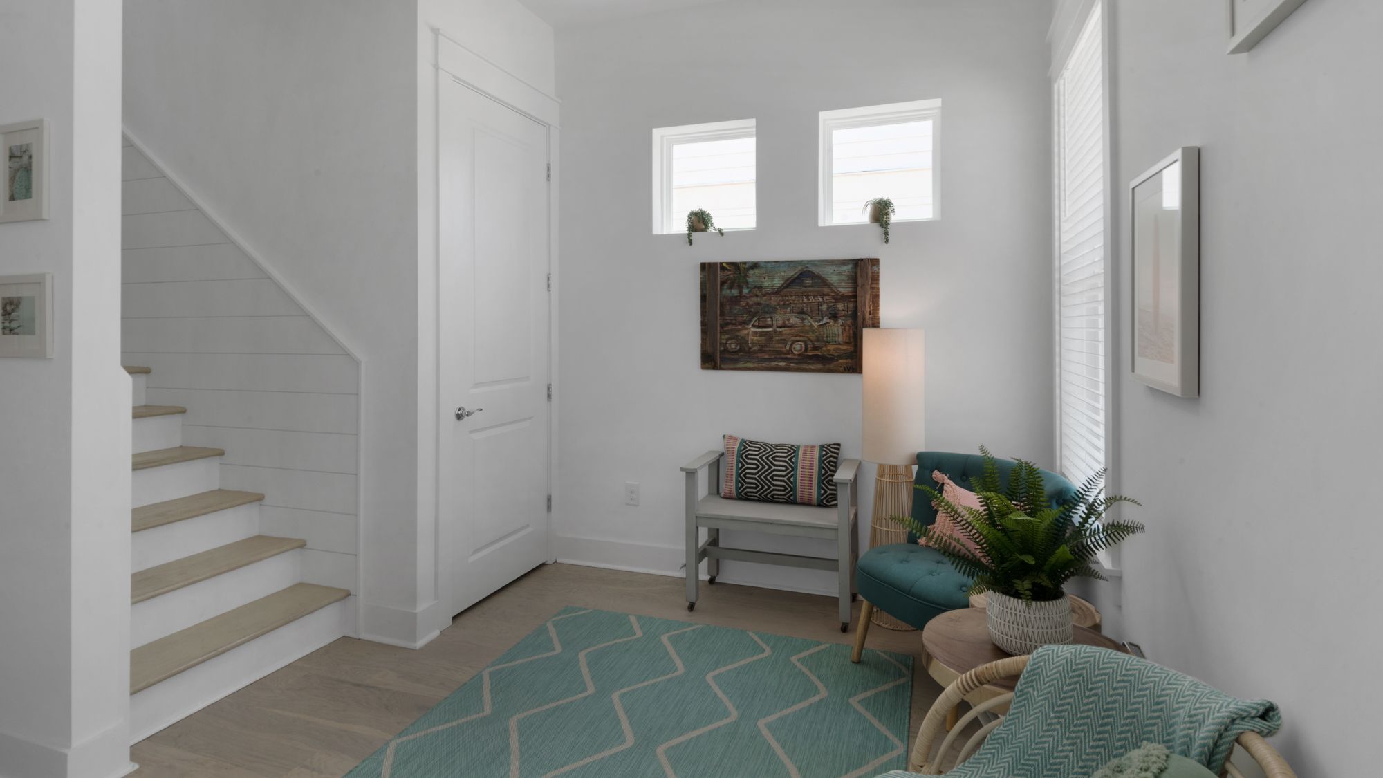 Boho Beach House Entryway