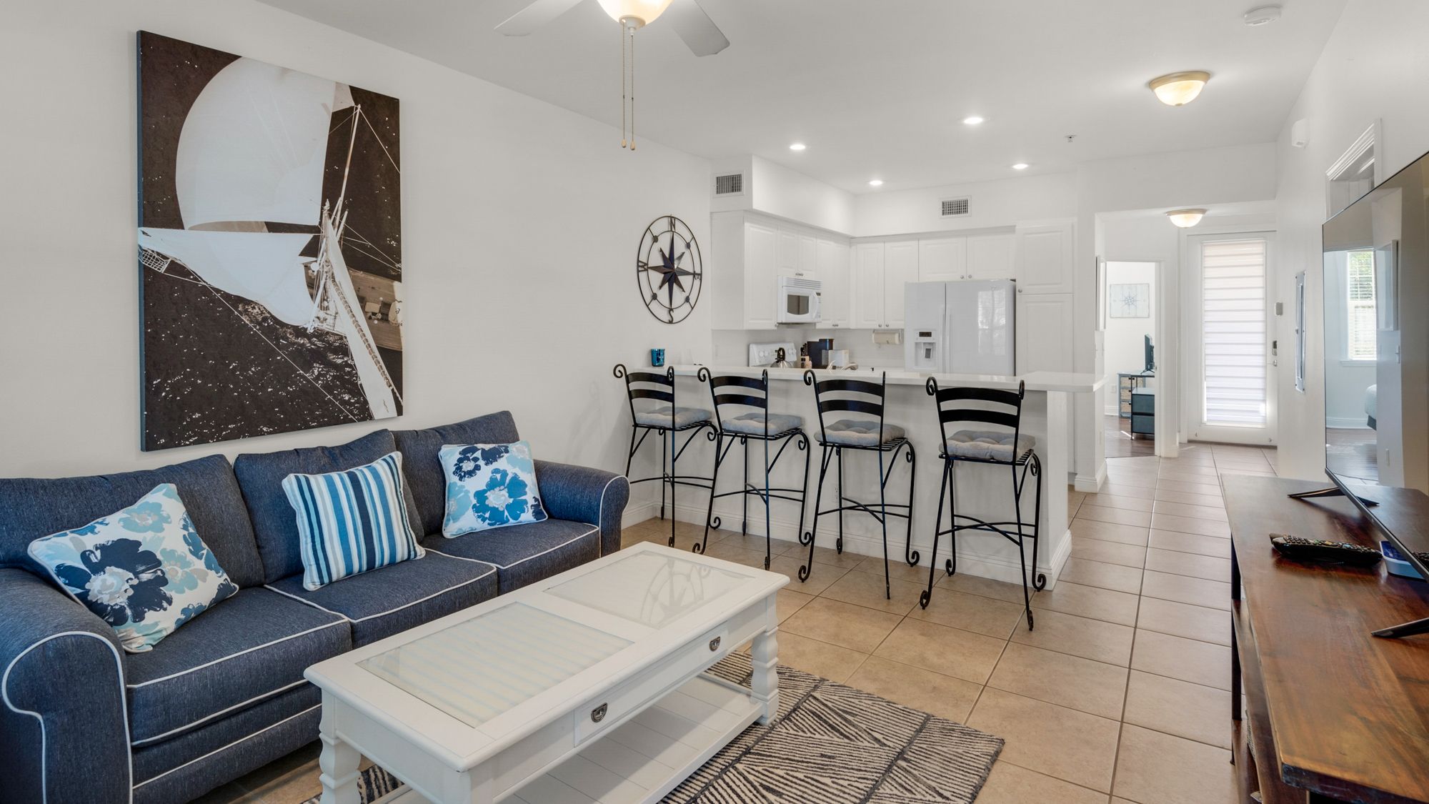 Villages of Blue Mountain 413 Living Area and Kitchen