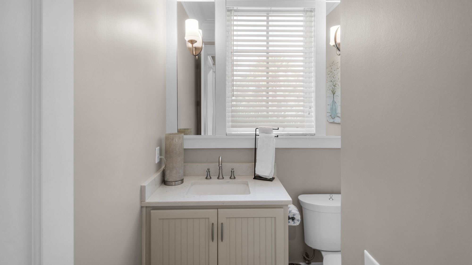 Walking on Sunshine Half Bathroom