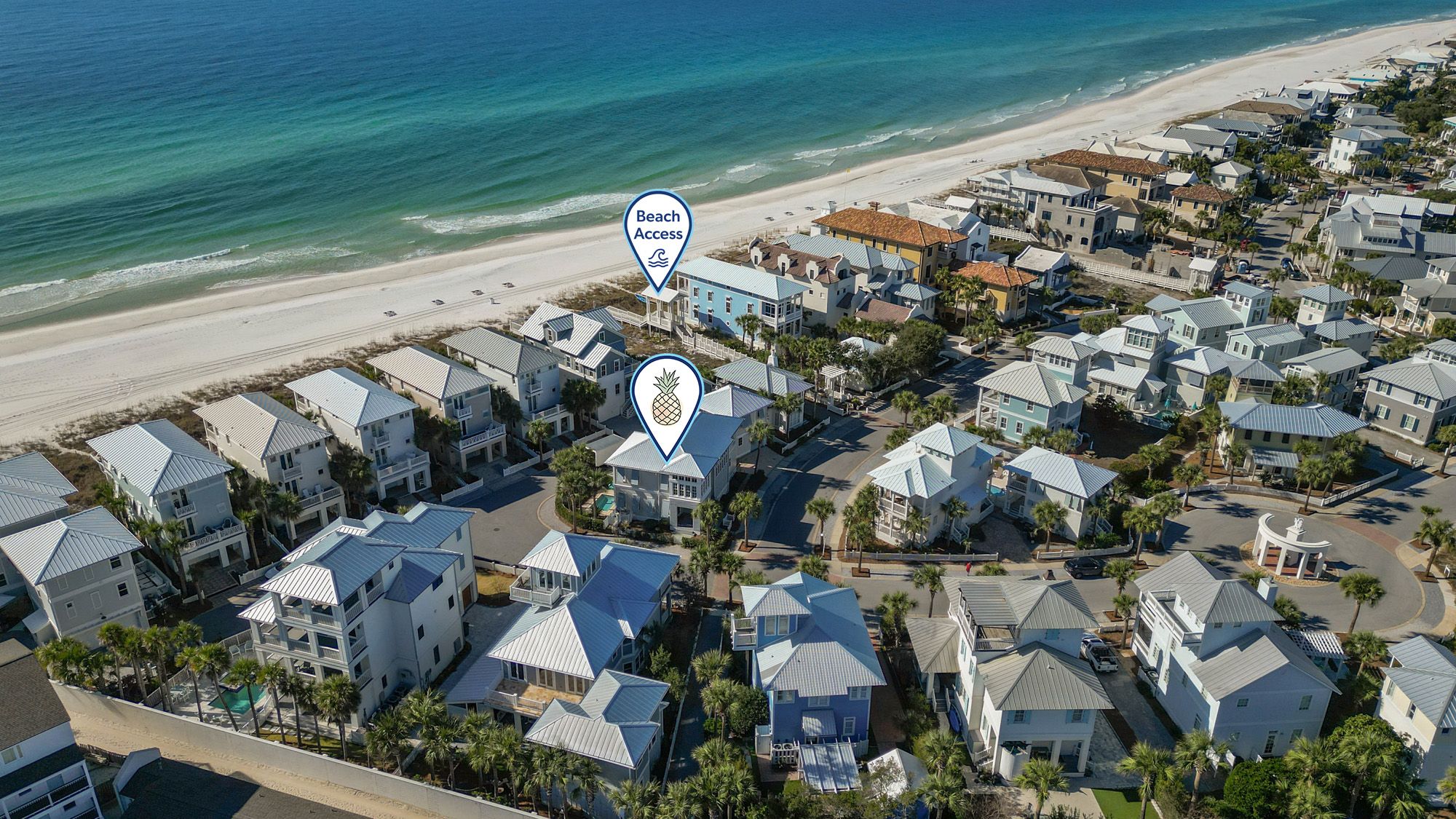 Walking on Sunshine Distance to Beach Access