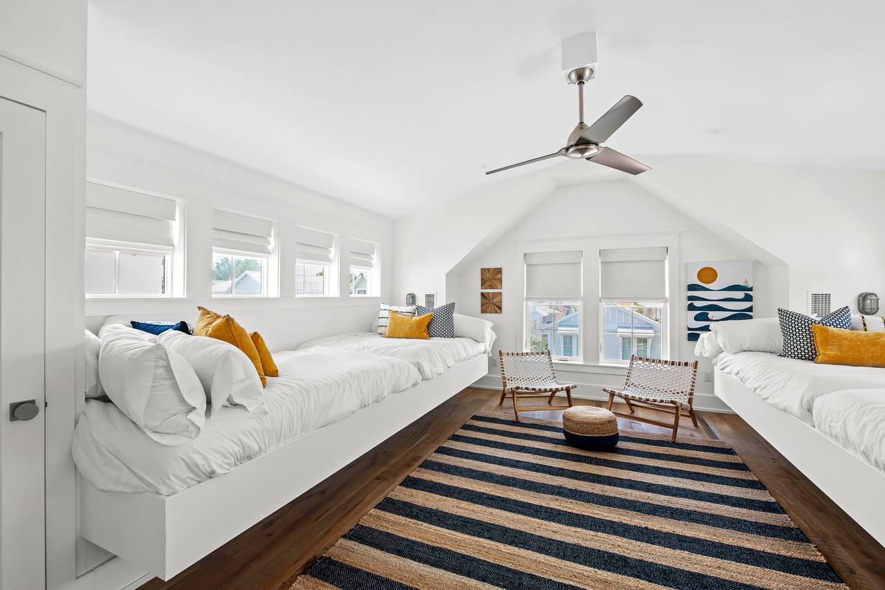 Maison de Joie 3rd Floor Bedroom with 4 full beds Maison de Joie 3rd Floor Bedroom with 4 full beds