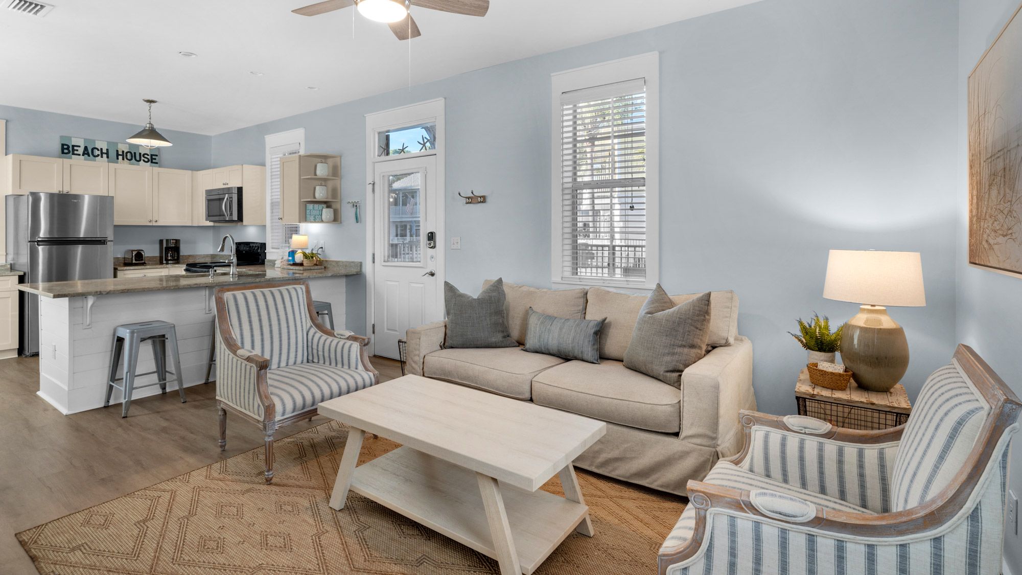 Salty Paws Bungalow Living room