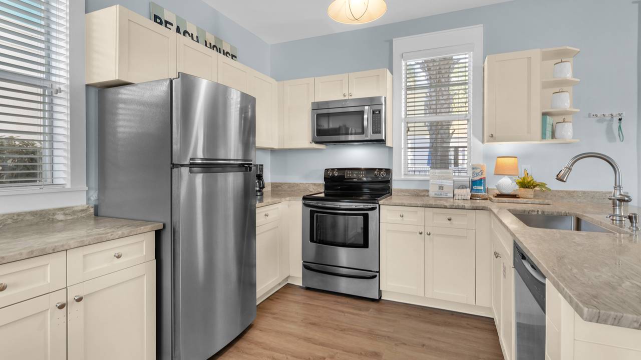 Salty Paws Bungalow Kitchen Area Salty Paws Bungalow Kitchen Area